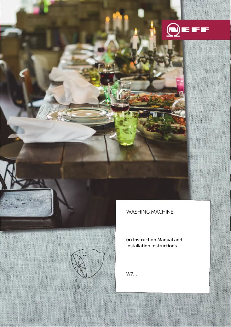 Imagen de la primera página del manual del dispositivo W746IX0GB