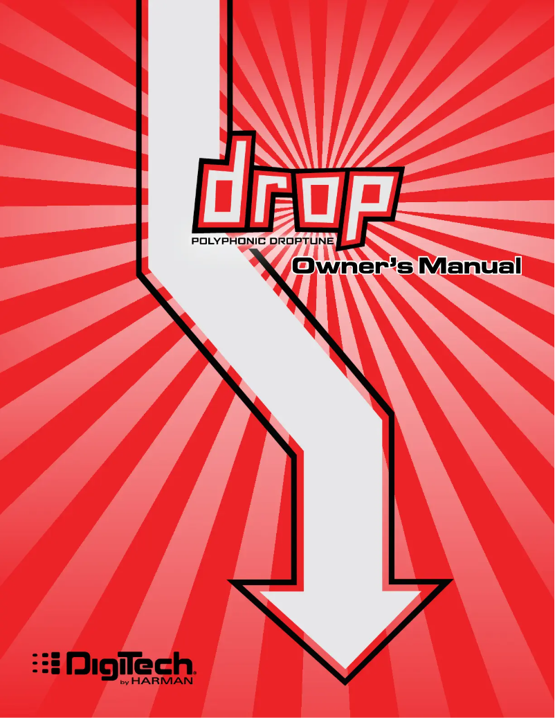 Imagen de la primera página del manual del dispositivo Drop