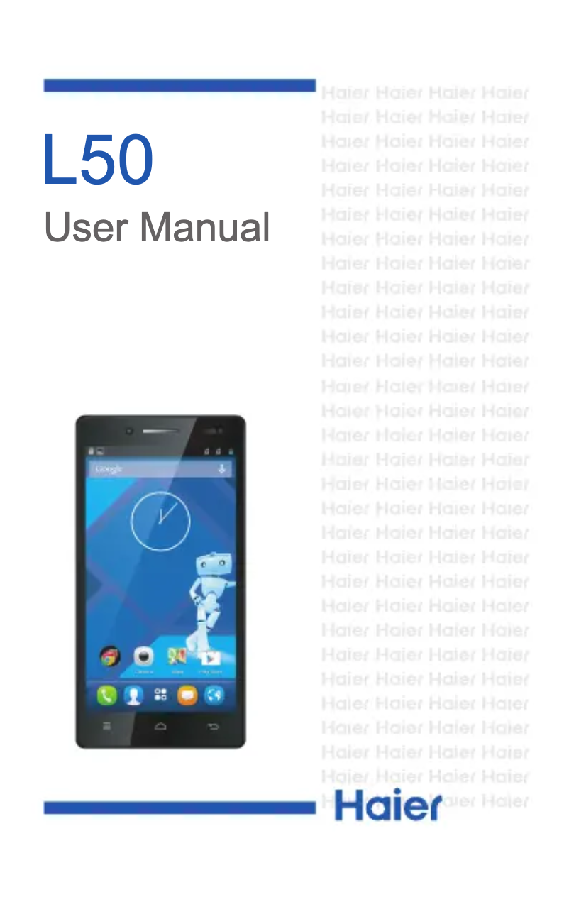Página 1 del manual Manual de usuario Haier L50