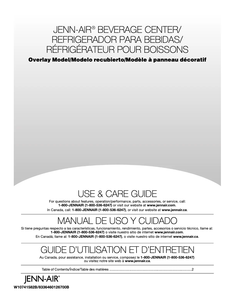 Imagen de la primera página del manual del dispositivo JUB24FRECX