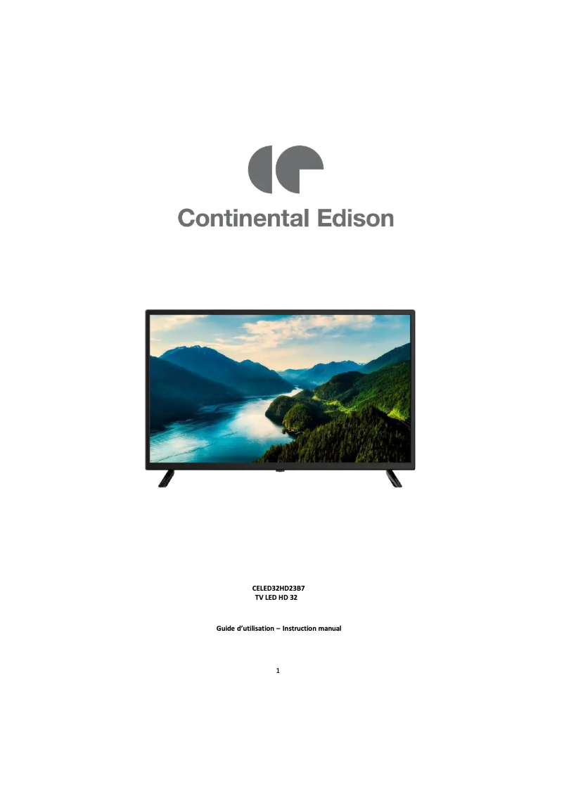 Imagen de la primera página del manual del dispositivo CELED32HD23B7