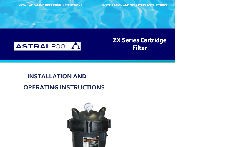 Imagen de la primera página del manual del dispositivo ZX 75