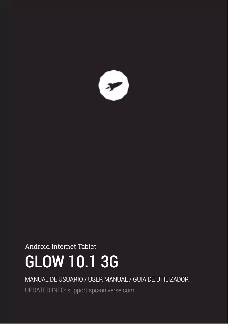 Imagen de la primera página del manual del dispositivo GLOW 10.1