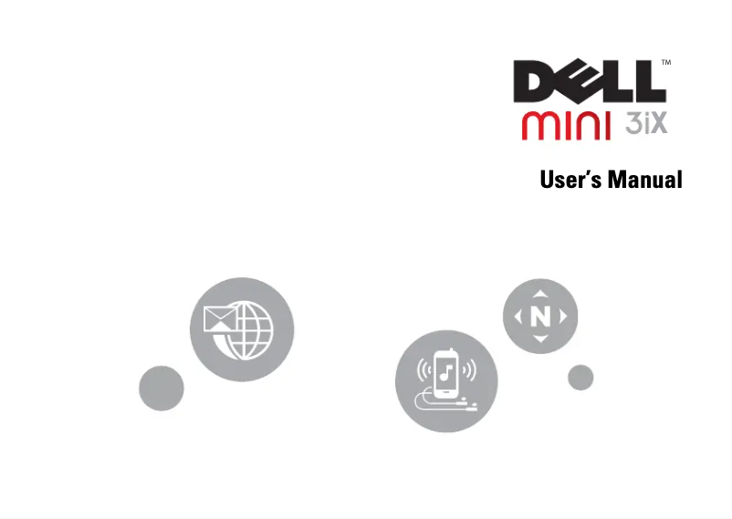 Página 1 del manual Manual de usuario Dell Mini 3iX