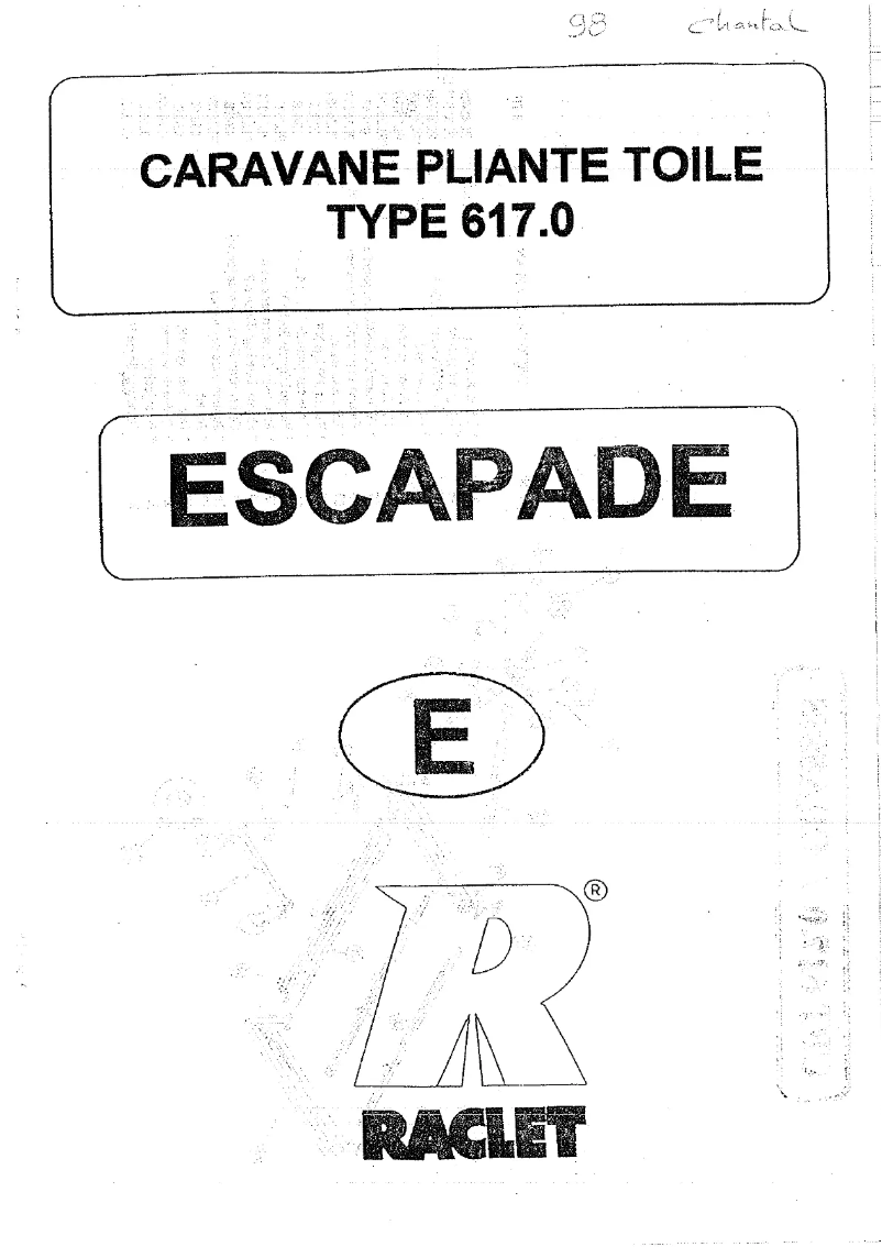 Imagen de la primera página del manual del dispositivo Escapade