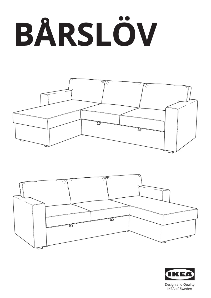 Página 1 del manual Manual de usuario Ikea BÅRSLÖV 805.415.94