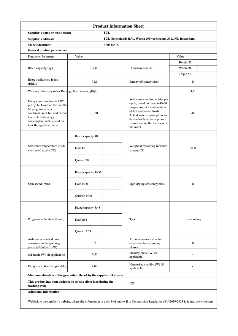 Imagen de la primera página del manual del dispositivo FF0914SD0ES