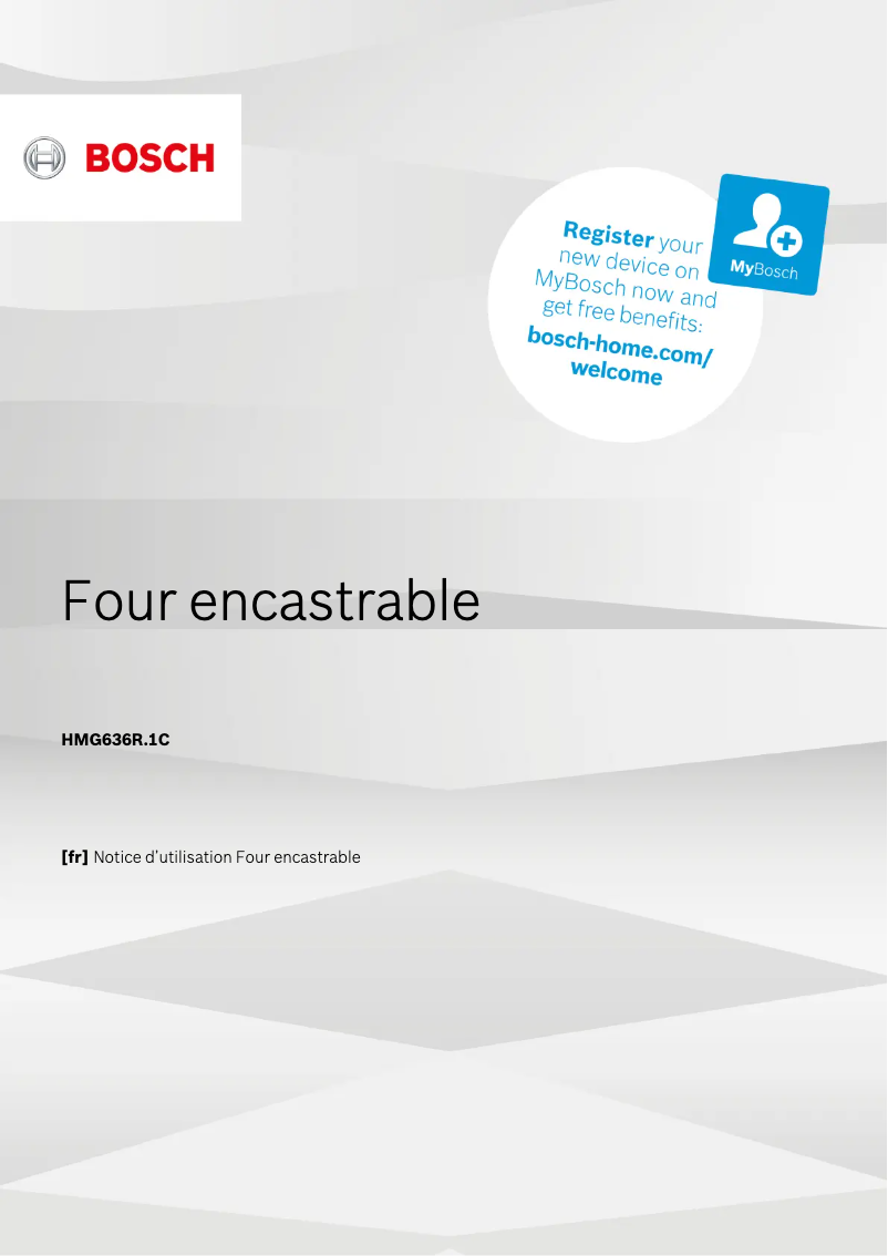 Página 1 del manual Manual de usuario Bosch HMG636RS1C