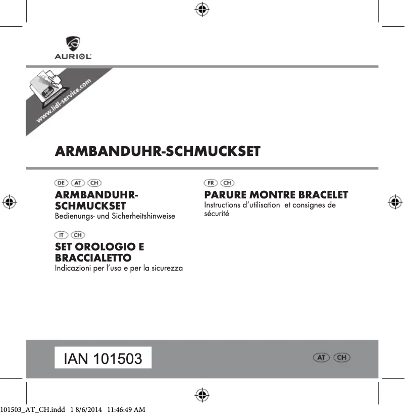 Página 1 del manual Manual de usuario Auriol 101503-14-08