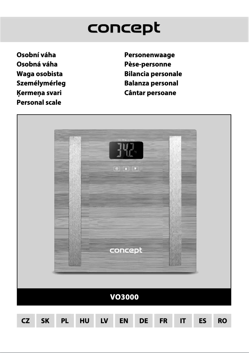 Página 1 del manual Manual de usuario Concept Perfect Health VO3000