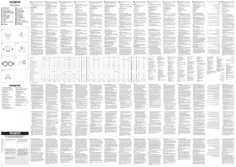 Página nº 1 - Manual de instrucciones Olympus 7x35 DPS I