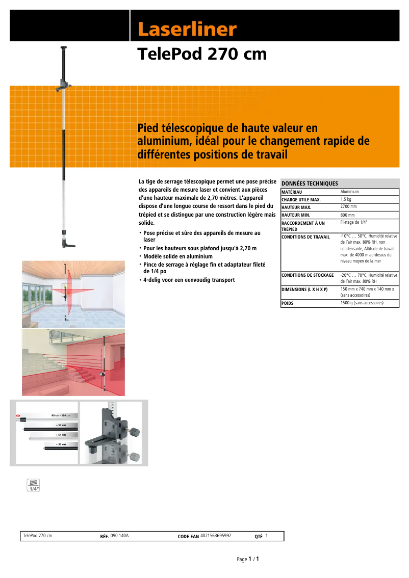 Imagen de la primera página del manual del dispositivo TelePod