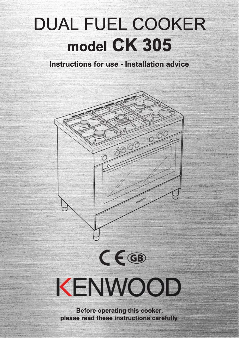 Página 1 del manual Manual de usuario Kenwood CK 305