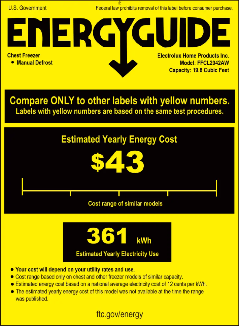 Imagen de la primera página del manual del dispositivo FFCL2042AW