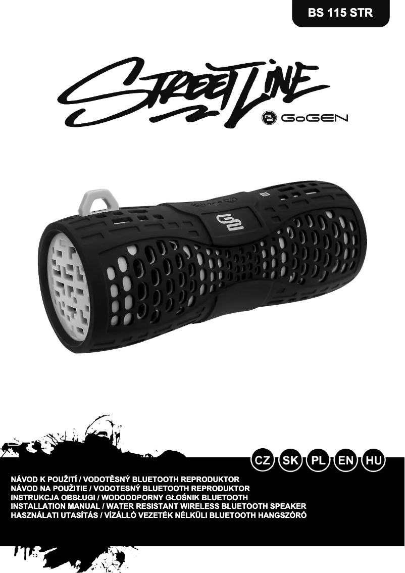 Página 1 del manual Manual de usuario GoGen BS 115STRG