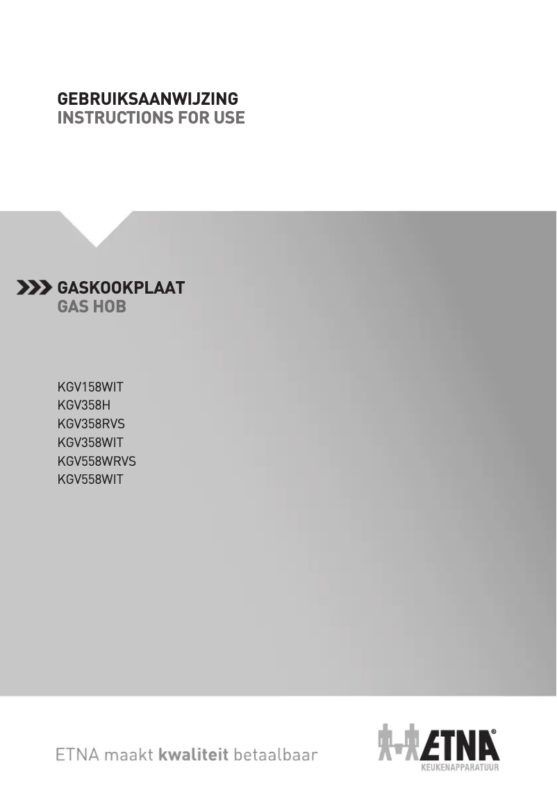 Imagen de la primera página del manual del dispositivo KGV358HWIT