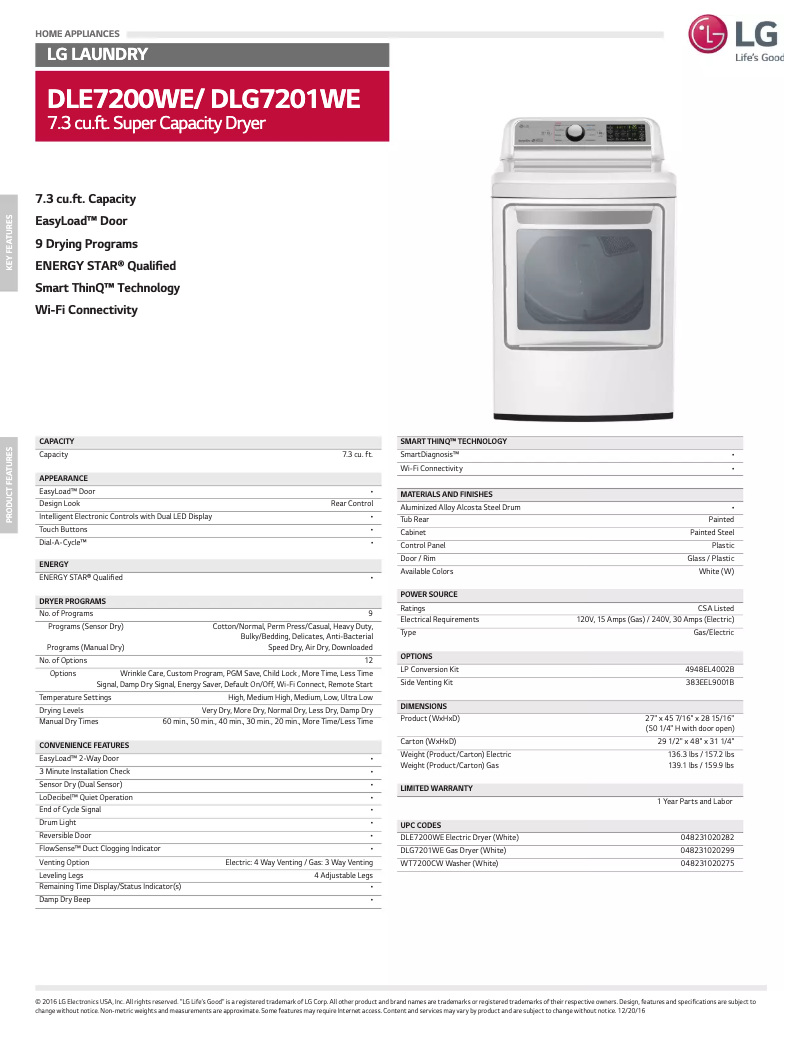 Imagen de la primera página del manual del dispositivo DLE7200