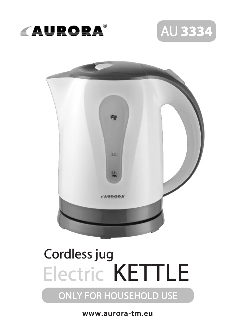 Imagen de la primera página del manual del dispositivo AU 3334