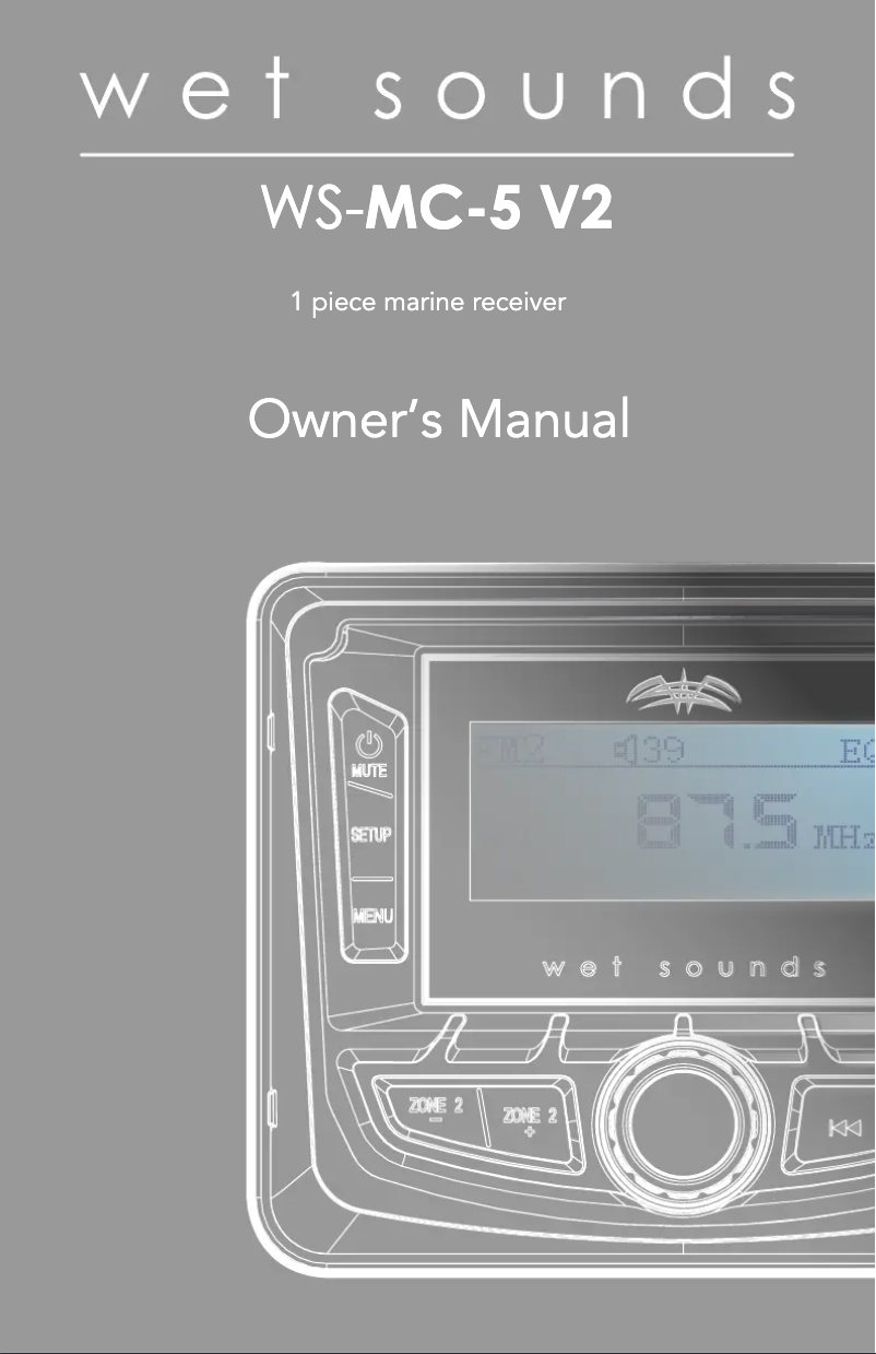 Imagen de la primera página del manual del dispositivo WS-MC-5