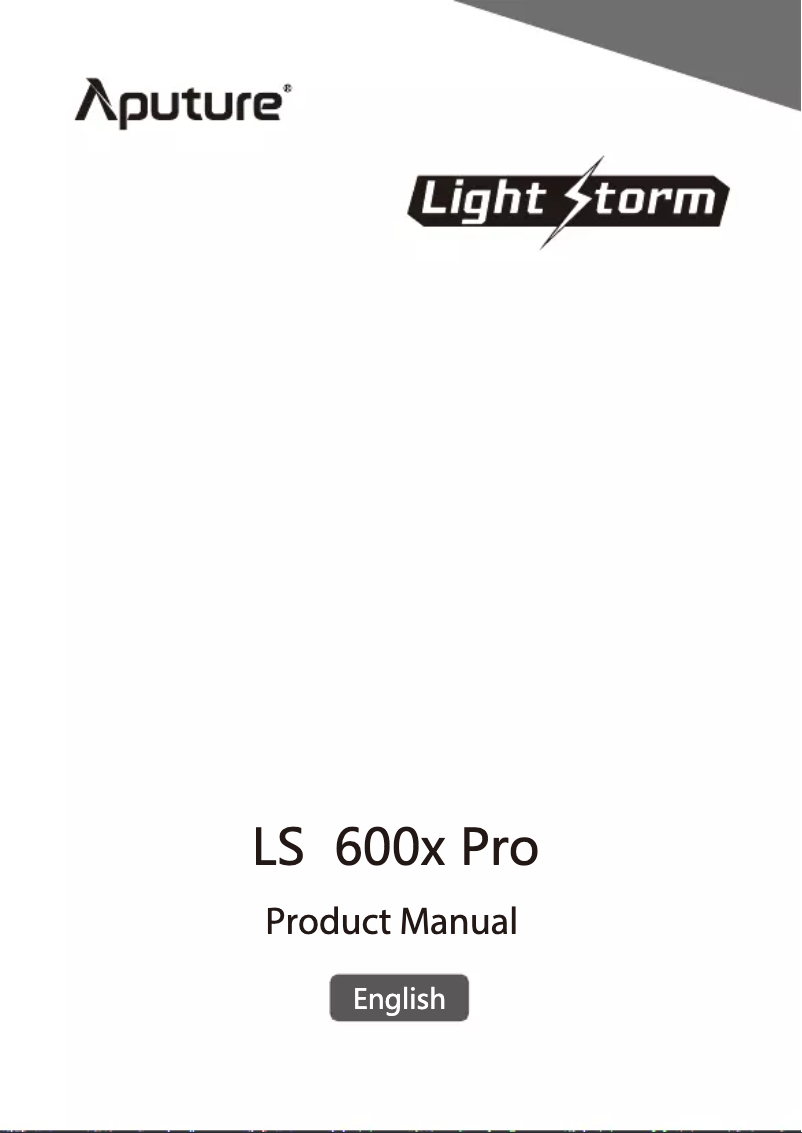 Imagen de la primera página del manual del dispositivo LS 600X Pro