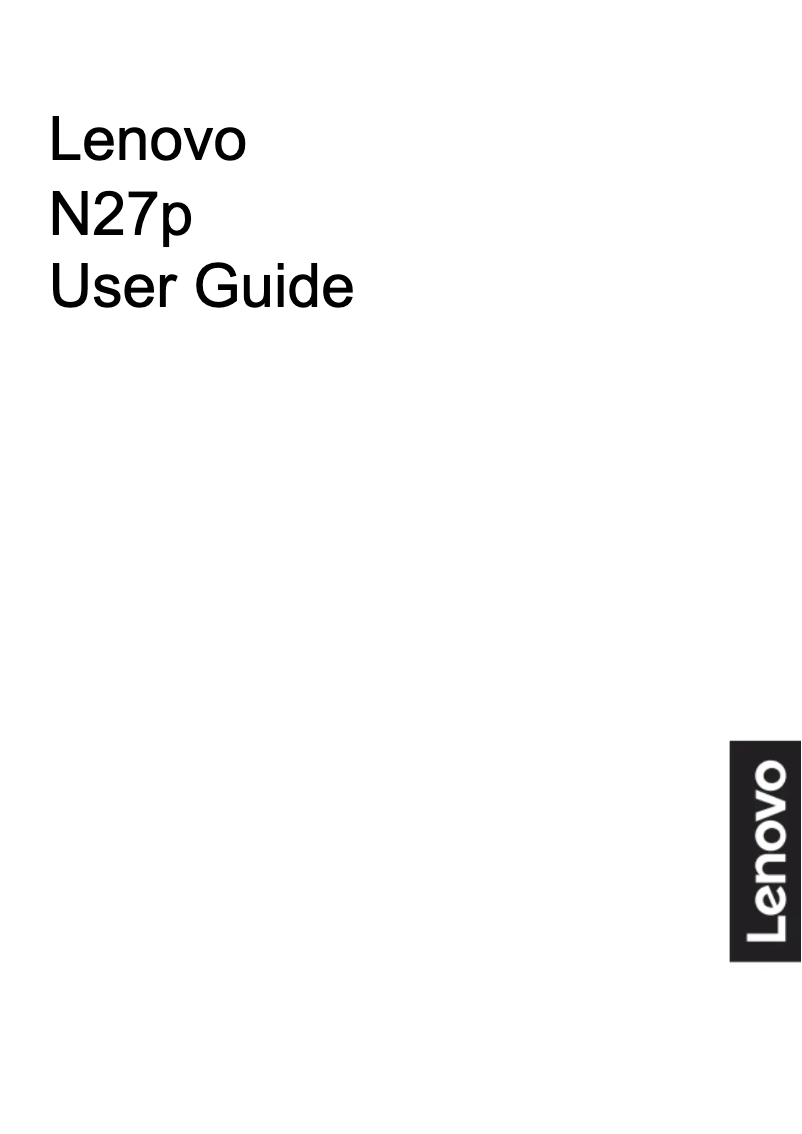 Imagen de la primera página del manual del dispositivo N27p