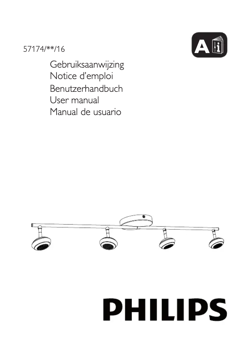 Imagen de la primera página del manual del dispositivo myLiving 57174/44/16