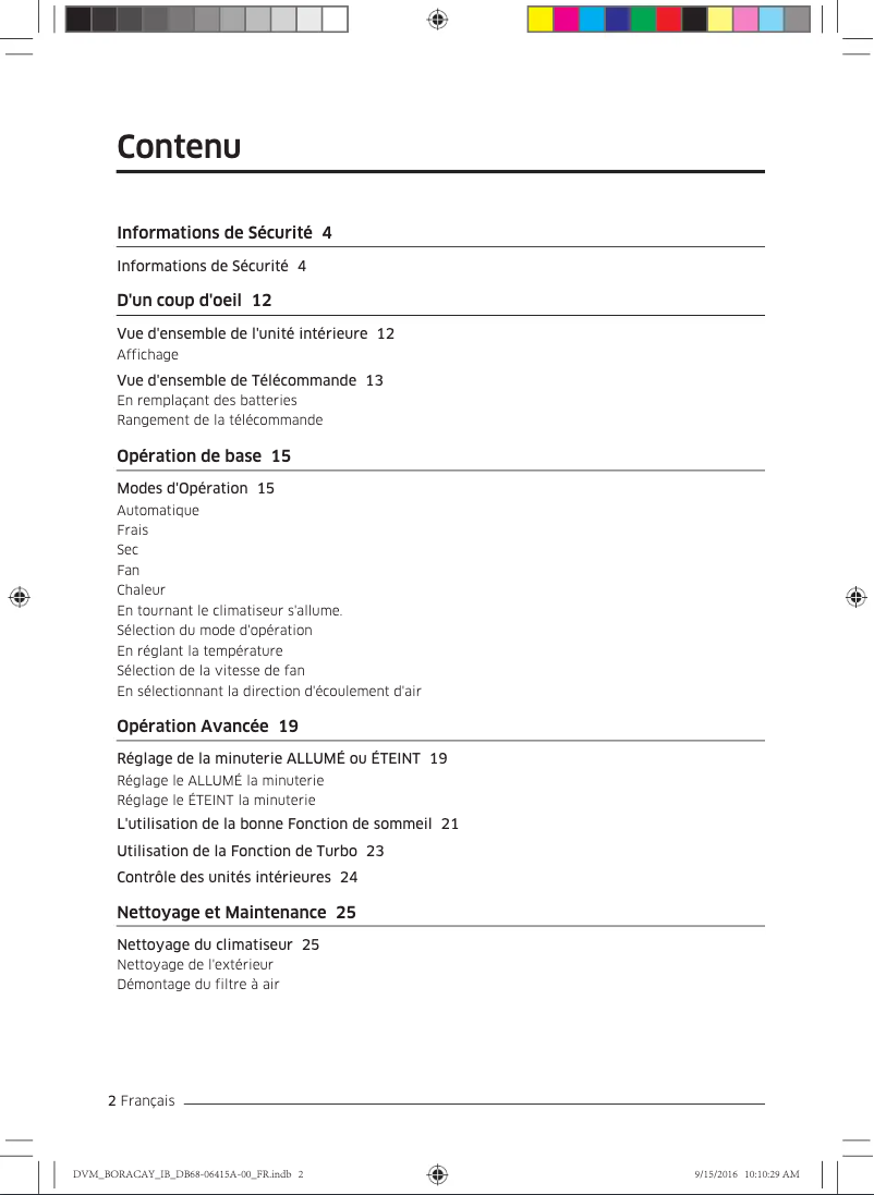 Página 1 del manual Manual de usuario Samsung AM022KNTDEH