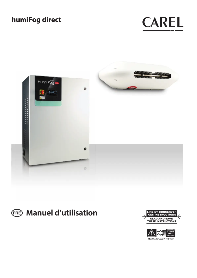 Página 1 del manual Manual de usuario Carel humiFog direct