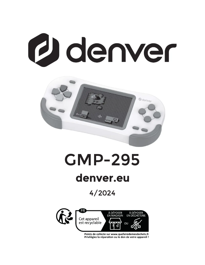 Página 1 del manual Manual de usuario Denver GMP-295