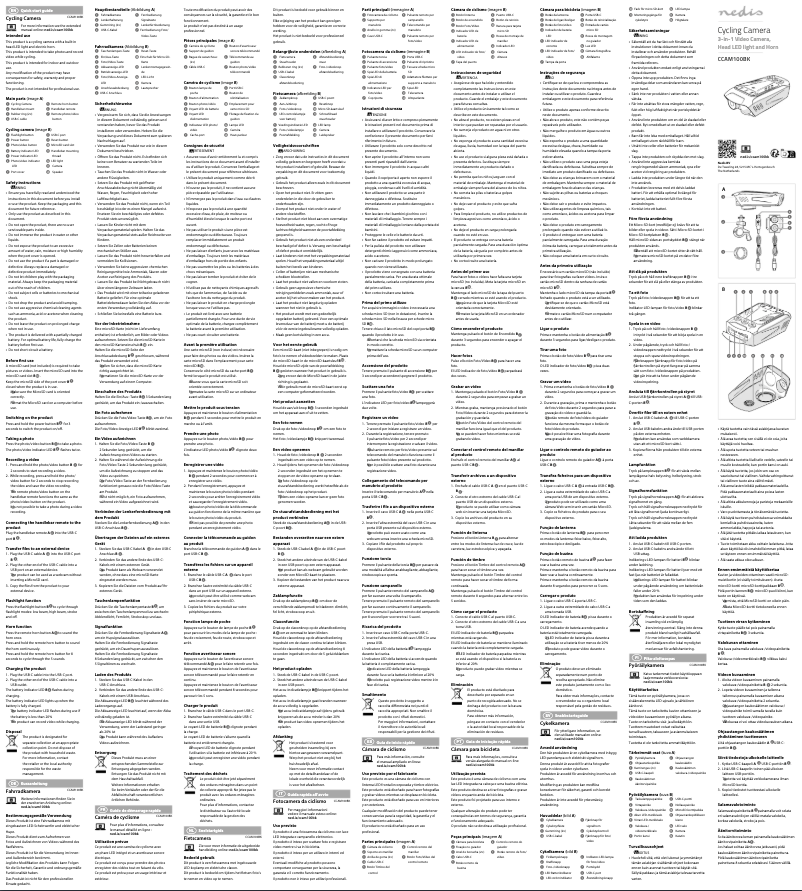 Página 1 del manual Manual de usuario Nedis CCAM100BK