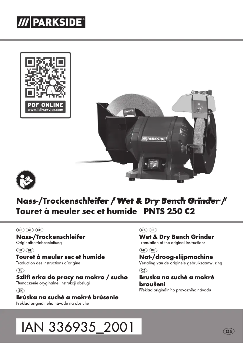 Imagen de la primera página del manual del dispositivo PNTS 250 C2