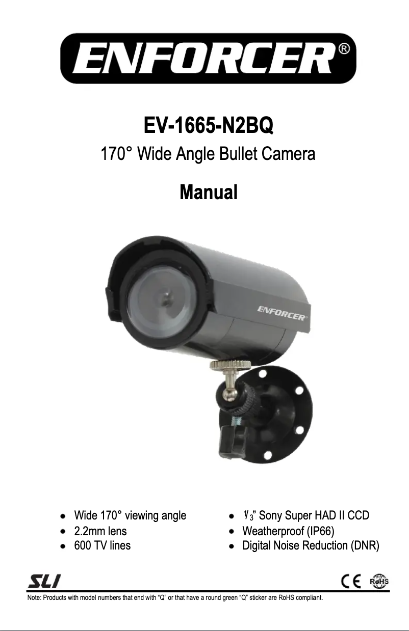 Imagen de la primera página del manual del dispositivo EV-1665-N2BQ