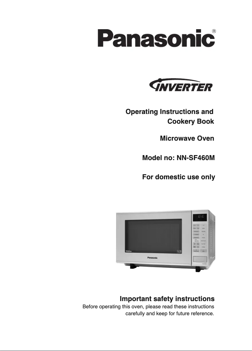 Imagen de la primera página del manual del dispositivo NN-SF760