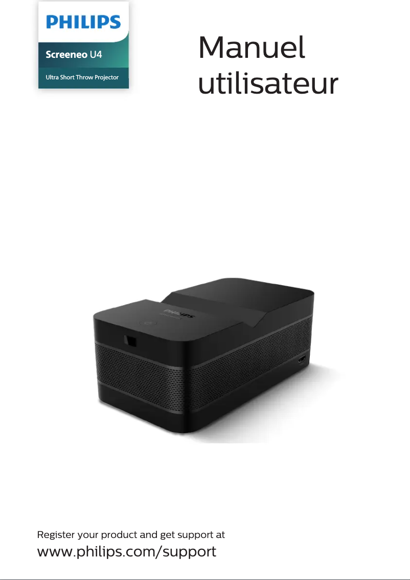 Imagen de la primera página del manual del dispositivo Screeneo U4 SCN350