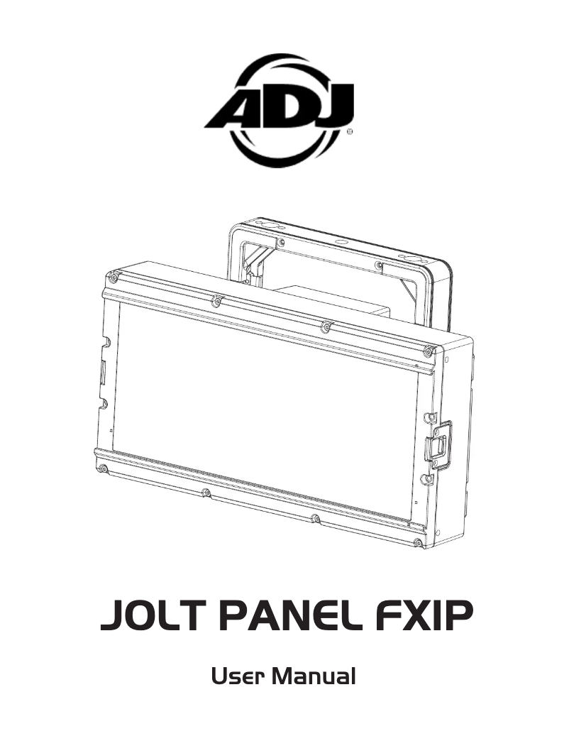 Imagen de la primera página del manual del dispositivo Jolt Panel FXIP