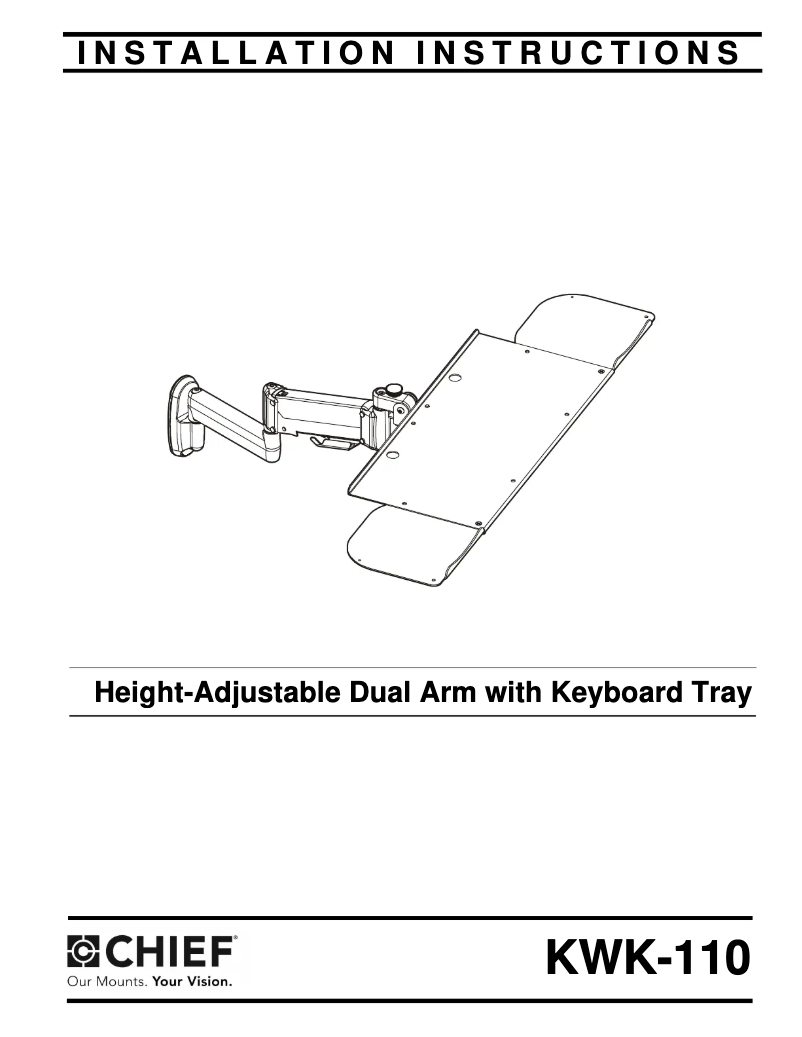 Imagen de la primera página del manual del dispositivo KWK110