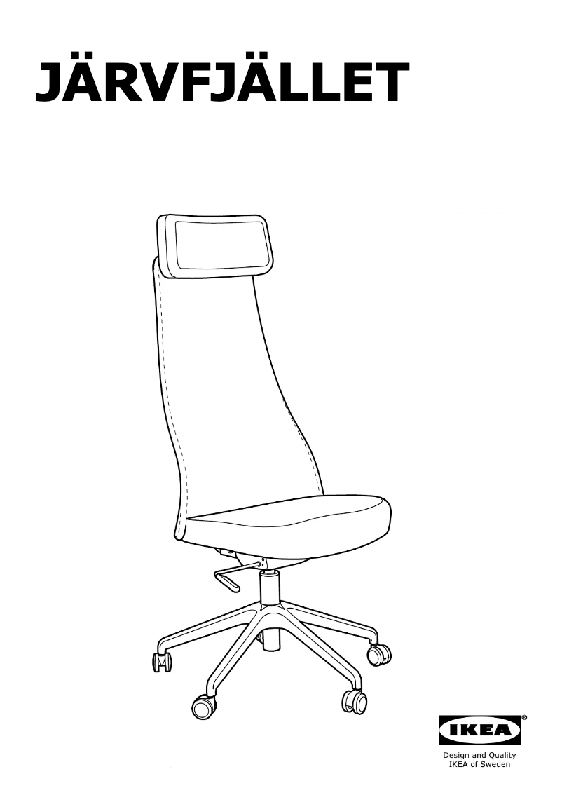 Imagen de la primera página del manual del dispositivo JARVFJALLET