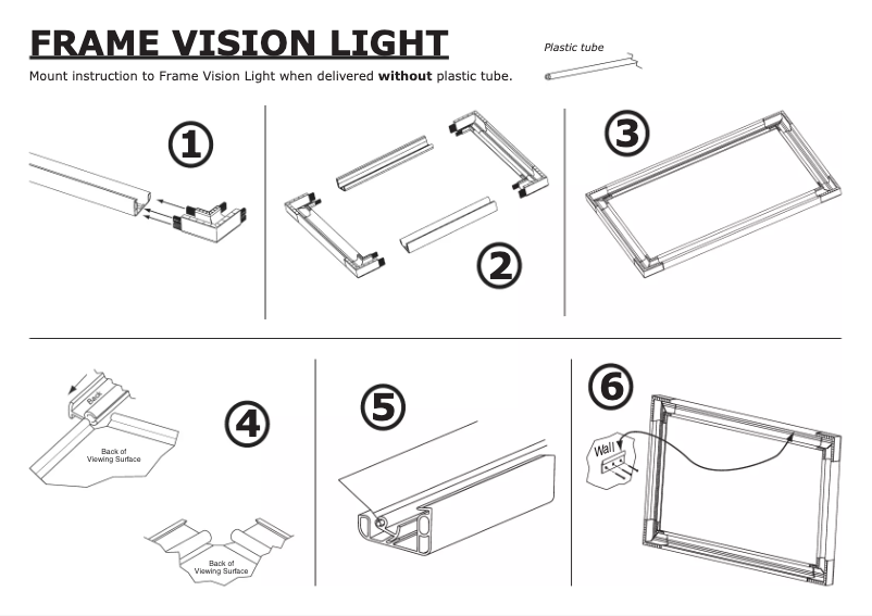 Página nº 1 - Manual de usuario Euroscreen Frame Vision Light