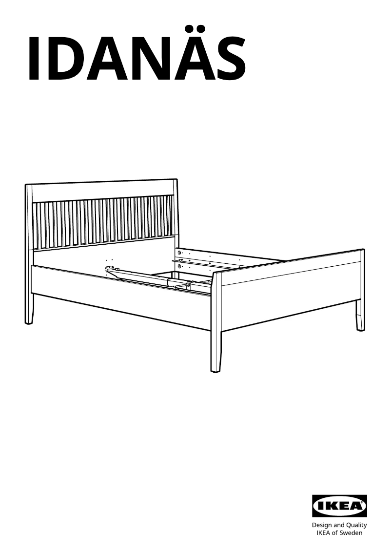 Página 1 del manual Manual de usuario Ikea IDANÄS 604.589.01