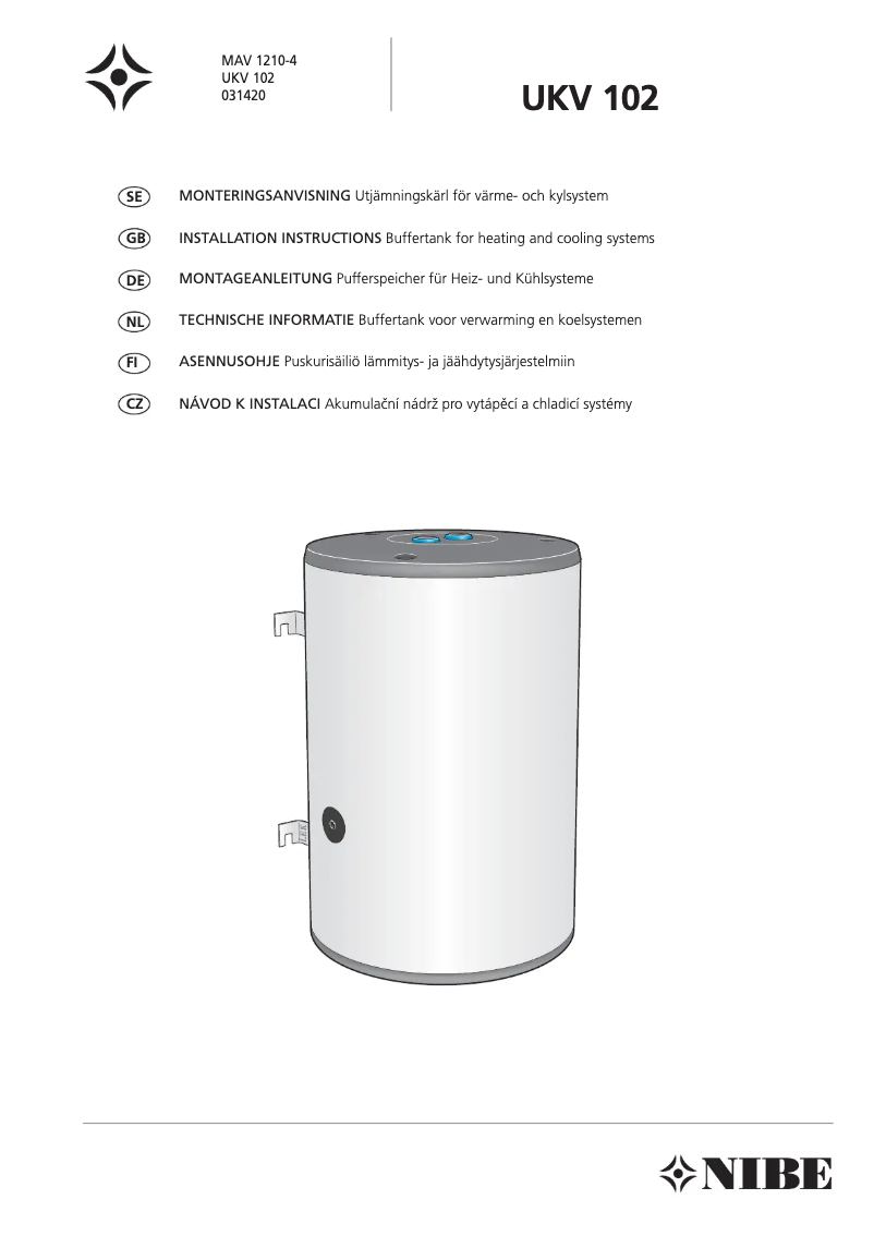 Imagen de la primera página del manual del dispositivo UKV 100
