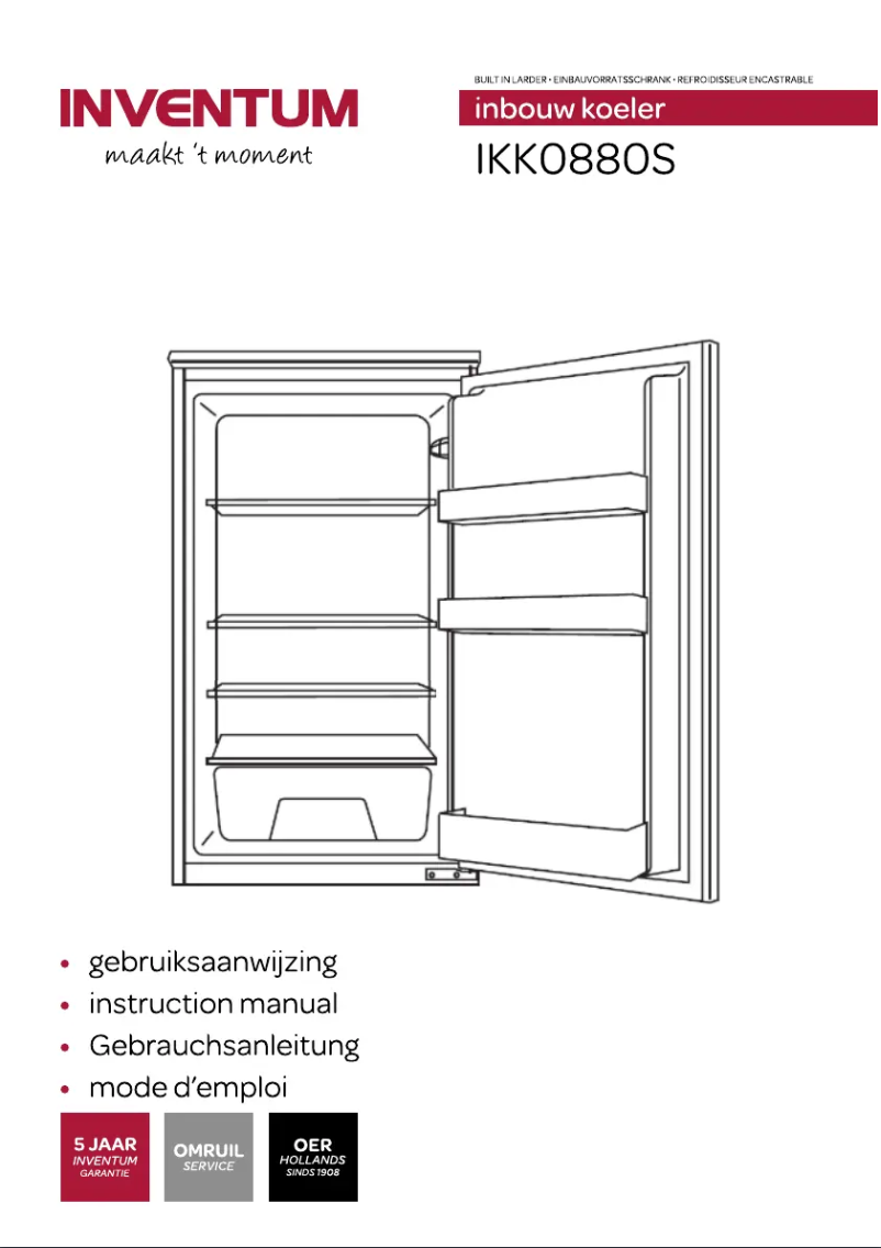 Página 1 del manual Manual de usuario Inventum IKK0880S