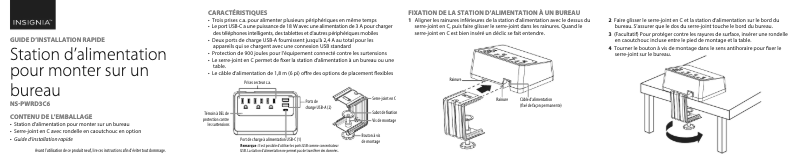 Imagen de la primera página del manual del dispositivo NS-PWRD3C6