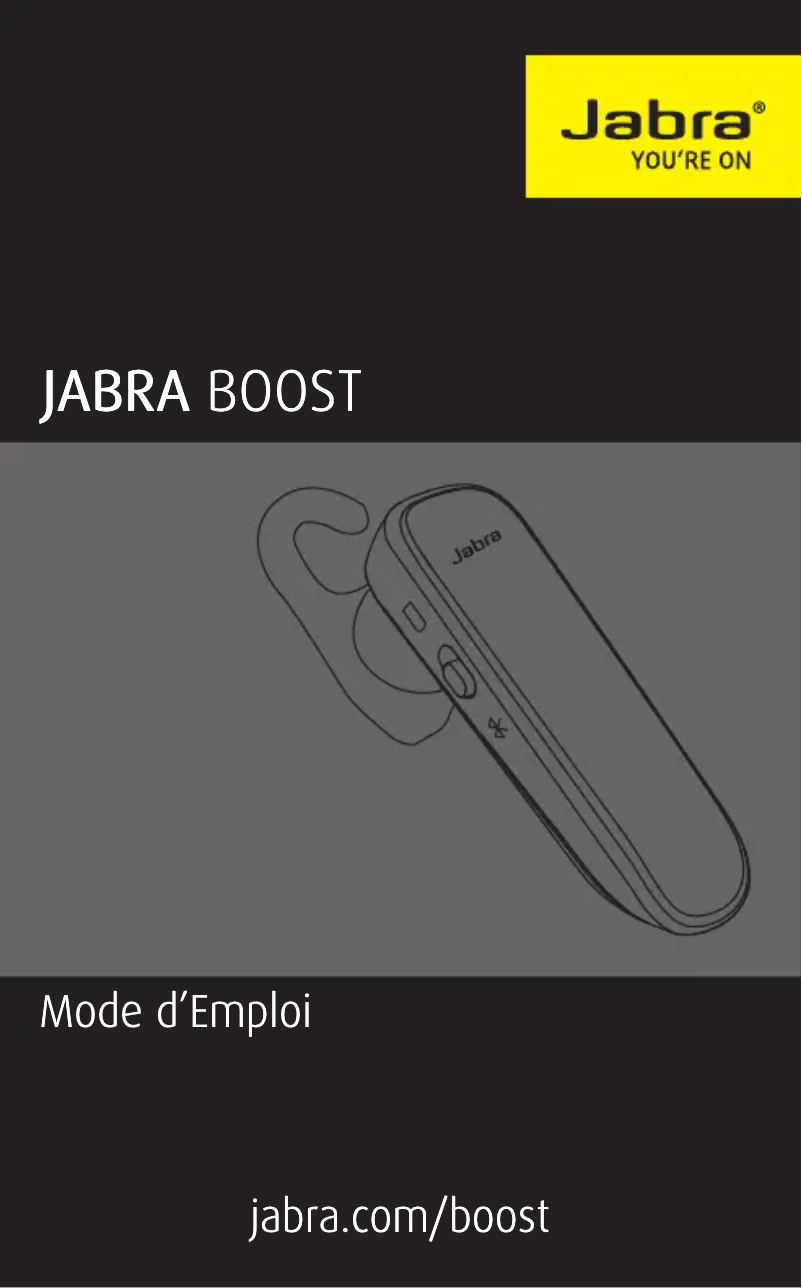 Página nº 1 - Manual de usuario Jabra Boost
