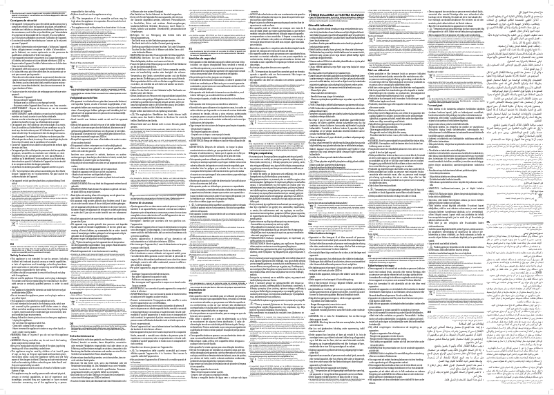 Página 1 del manual Manual de usuario Tefal Includeo CM5338