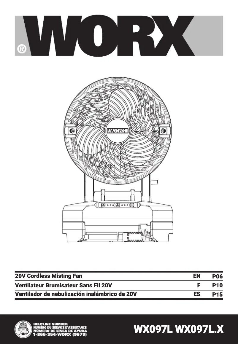 Página nº 1 - Manual de usuario Worx WX097L