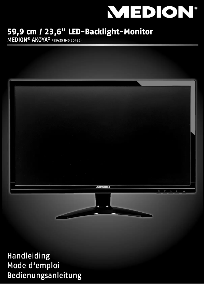 Imagen de la primera página del manual del dispositivo Akoya P55425 (MD 20435)