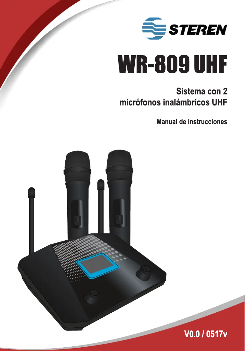 Página nº 1 - Manual de usuario Steren WR-809 UHF