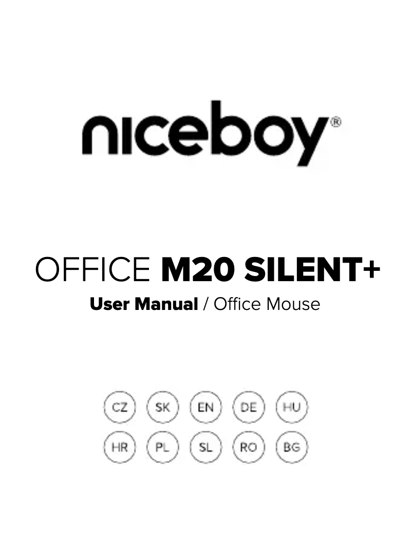 Página 1 del manual Manual de usuario Niceboy OFFICE M20 Silent+