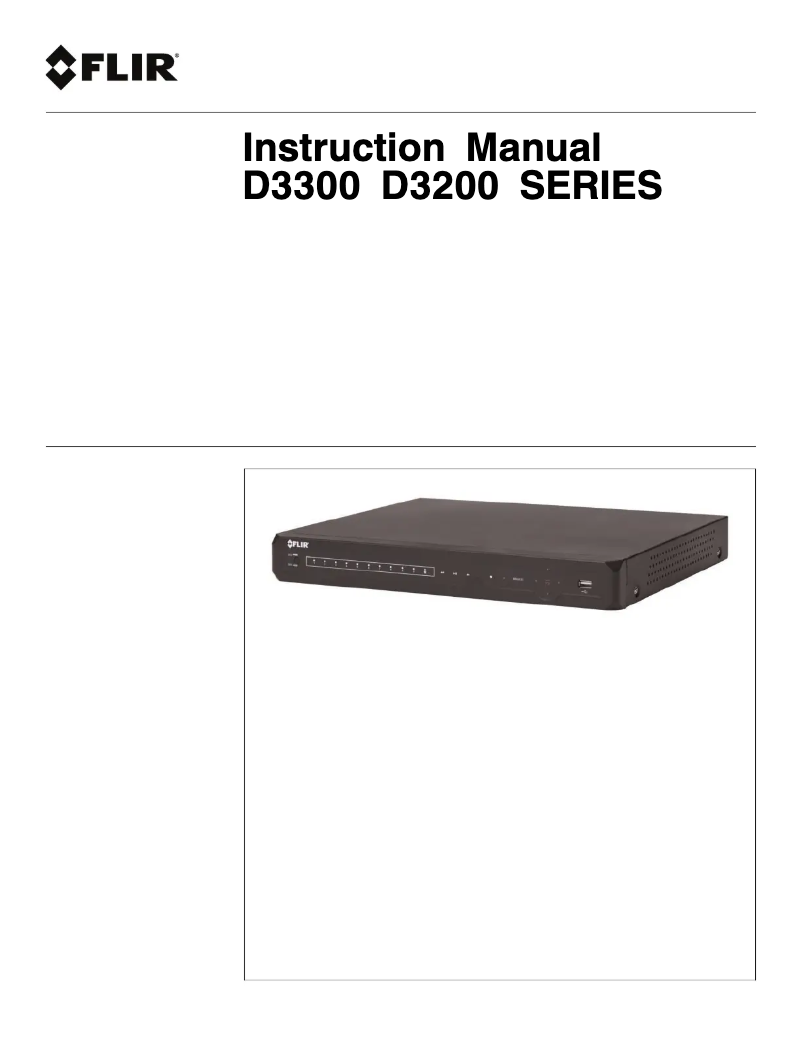 Imagen de la primera página del manual del dispositivo Summit D3316