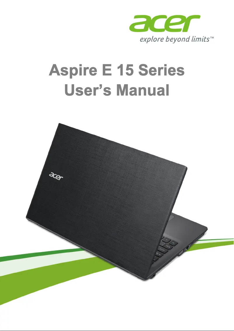 Página 1 del manual Manual de usuario Acer Aspire E5-552G